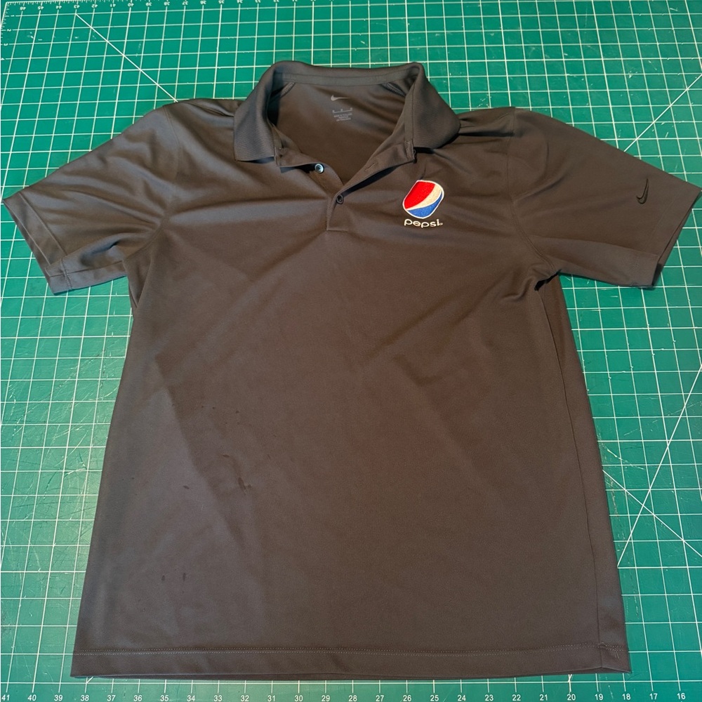 Pepsi Nike Men's Gray Polo Shirt